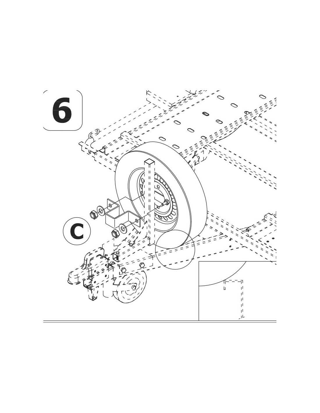 Support De Roue Trous Pour Porte Voitures Trigano Support De Roue